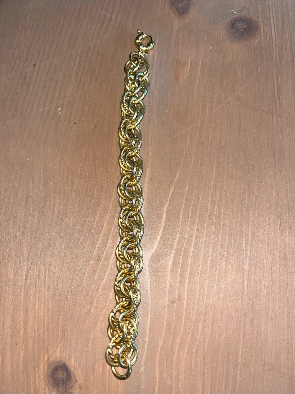 Elegant 14k gold plated bracelet! Amazing quality SLC stamp on tag euc goldtone
